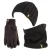 Heat Holders herenhoed, nekwarmer handschoenen set – Khaki Green