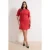 Trendyol Curve Dames Rood Effen Kort / Mini Kort Casual A-lijn Grote maten Jurk