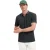 No Excess Polo short sleeve jacquard dark steel