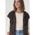 Vest met capuchon en print
