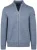 State of Art Cardigan Zip Melange Greyblue