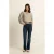 Expresso high waist straight leg jeans dark blue denim