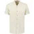 No Excess Shirt Short Sleeve Revers Collar Leaves Jacquard With Linen