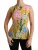 Dolce & Gabbana Gele Bloemige Stretch Top Tank Blouse