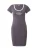 ELLESSE Jurk ‘LUCERNE’  donkergrijs / wit