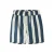 NAME IT KIDS gestreepte zwemshort donkerblauw/wit