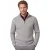 Gebreide half zip trui Profuomo grijs