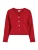 VILA Gebreid vest ‘VISWAY’  donkerrood
