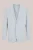 WE Fashion – Heren regular fit seersucker blazer – Regular fit – Lichtblauw – Katoen –