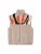 Johnny Urban Bodywarmer ‘Bryson’  beige / crème / olijfgroen / oranje