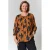 Gozzip top met print – oranje/zwart