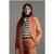 Lyle & Scott Perforated Funnel Neck Jacket Dusk Orange