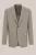 WE Fashion – Heren slim fit blazer van twill met stretch – Slim Fit – Taupe –