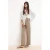 TRENDYOLMİLLA Dames Beige Effen Wijde pijp Hoge taille Jeans
