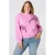 MS Mode trui met borduursels Plus Size – roze