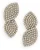 LOTT. gioielli Oorbellen Dames Ce Sw Earring Double Leaf, Kleur: Goudkleurig