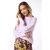 EsQualo Sweater Cable Ajour Lilac