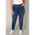Base Level Curvy high waist slim fit jeans dark blue denim