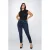 Fox Factor high waist slim fit jeans IRI midnight blue