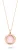 Orphelia ‘Isabella’ Dames 925 Sterling Zilveren Ketting met Hangertje – Roze ZH-7197/PI