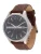 ARMANI EXCHANGE Analoog horloge  donkerblauw / bruin / zilver
