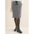 Cecil Dames Jacquard rok in Zwart