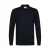 Profuomo wollen regular fit gebreide trui – donkerblauw