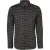 No Excess Shirt Long Sleeve All Over Printed Stretch Dark Grey