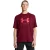 Under Armour Heren Logo Zwaargewicht Los T-shirt (Rood)