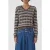 Closed V Neck Long Sleeve Multi Color