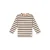 Stains&Stories gestreepte longsleeve – lichtgeel/bruin