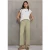 Street One Studio Dames Culottes in effen kleur in Groen