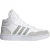 Adidas Heren hoops 3.0 ecologisch leren mid cut trainers