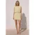 VERO MODA mouwloze top met plooien – lichtgeel