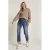 Para Mi high waist loose fit jeans dark blue denim