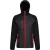 Regatta Heren Navigate Quilted Hybride Jas (Zwart/Klassiek Rood)
