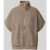 Emily Van den Bergh Relaxed fit gebreid jack met opstaande kraag en 1/2-mouwen
