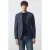 Mango Man slim fit colbert met wol – marine