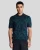 Lyle & Scott Golf Outline Gebreide Poloshirt – Marineblauw