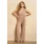 Lofty Manner jumpsuit goud met glitter