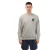 New Balance Heren Frans Terry Relaxed Fit T-shirt met grafische print (Grijs)