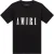 Amiri groot merklogo zwart T-shirt