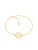 So Chic Armband  goud / rood