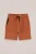 WE Fashion – Jongens regular fit sweat short – Regular fit – Oranje – Katoen –