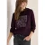 Cecil Dames Hoodie shirt met folieprint in Rood