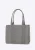 Wittchen Dames Jacquard Tassel Shopper Bag Zwart en Wit Katoen