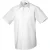 Russell Collection Heren Getailleerde Formele Overhemd met Korte Mouwen (Wit)