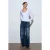 Slim Fit V-Hals Breimode Blouse
