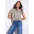 Shirt met foliedruk