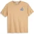 Scotch & Soda Ss Graphic Tee Lt Pastel Brown